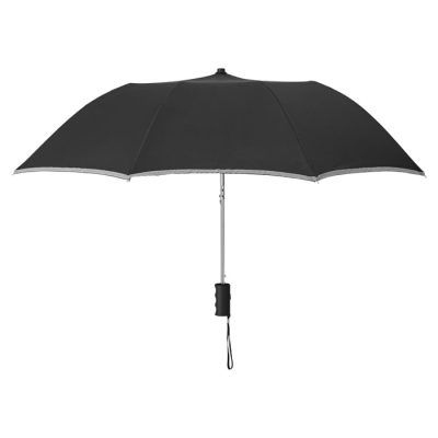 Picture of 21 INCH 2 FOLDING UMBRELLA in Black.