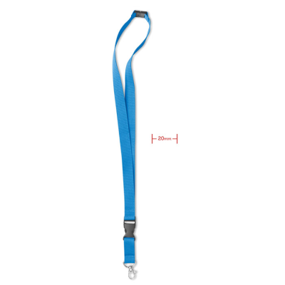 Picture of LANYARD HOOK AND BUCKLE 20 MM in Blue