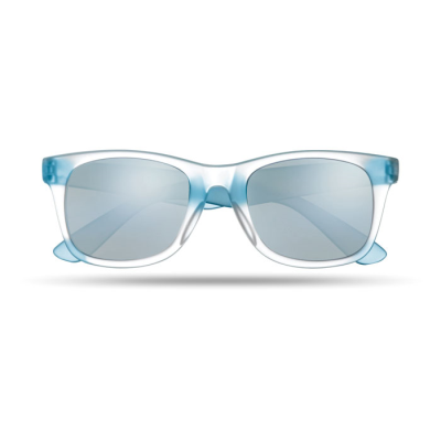 Picture of SUNGLASSES with Mirrored Lense in Blue.