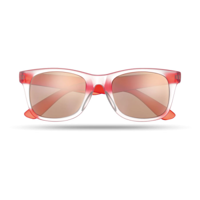 Picture of SUNGLASSES with Mirrored Lense in Red