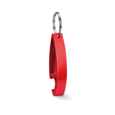 Picture of KEYRING BOTTLE OPENER in Red.