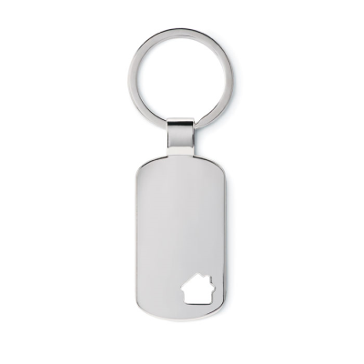 Picture of KEYRING with House Detail in Silver