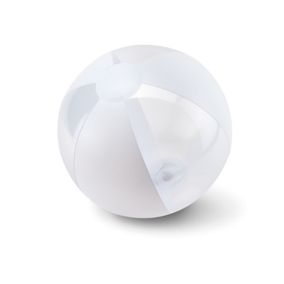 Picture of INFLATABLE BEACH BALL in White.