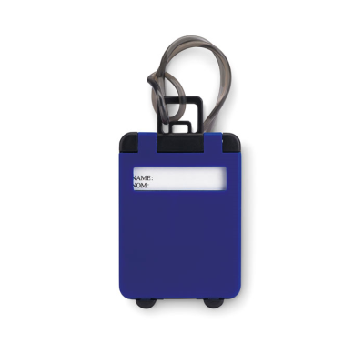 Picture of LUGGAGE TAGS PLASTIC in Blue.