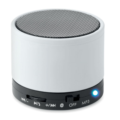 Picture of ROUND CORDLESS SPEAKER in White