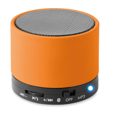 Picture of ROUND CORDLESS SPEAKER in Orange