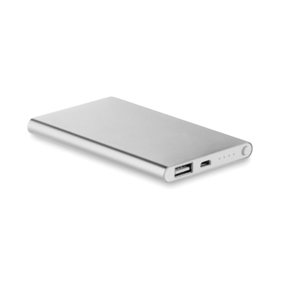 Picture of FLAT POWER BANK 4000 MAH in Silver