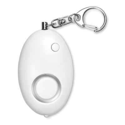 Picture of PERSONAL ALARM with Keyring in White