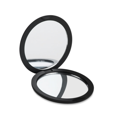 Picture of DOUBLE SIDED COMPACT MIRROR in Black