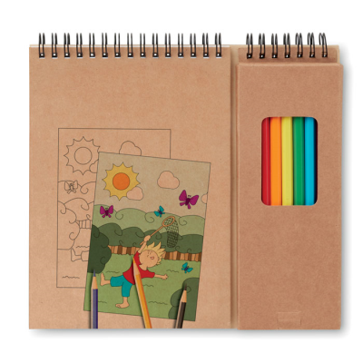 Picture of COLOURING SET with Note Pad