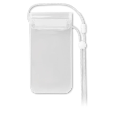 Picture of SMARTPHONE WATERPROOF POUCH in White.