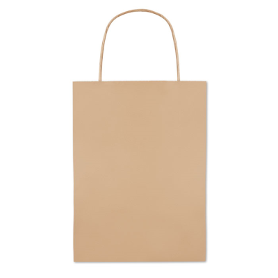 Picture of GIFT PAPER BAG SMALL SIZE in Beige