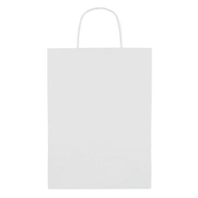 Picture of GIFT PAPER BAG LARGE SIZE in White.