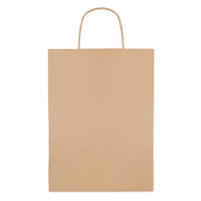 Picture of GIFT PAPER BAG LARGE SIZE in Beige