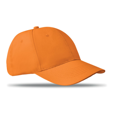 Picture of 6 PANELS BASEBALL CAP in Orange.