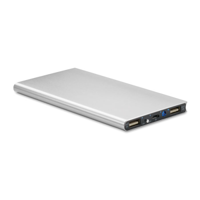 Picture of POWER BANK 8000 MAH in Silver.