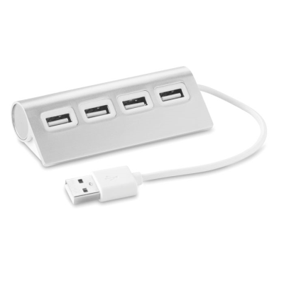 Picture of 4 PORT USB HUB in Silver.