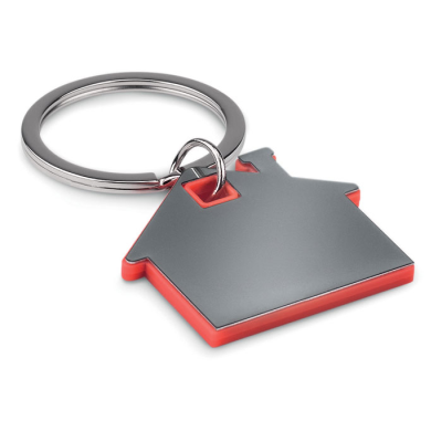 Picture of HOUSE SHAPE PLASTIC KEYRING