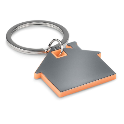 Picture of HOUSE SHAPE PLASTIC KEYRING