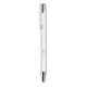 Picture of PUSH BUTTON ALUMINIUM METAL PEN in White