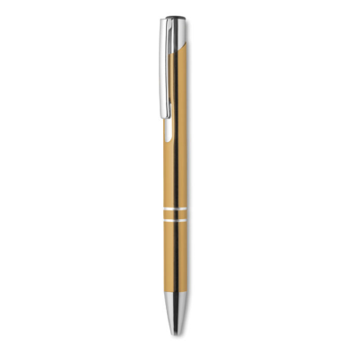 Picture of PUSH BUTTON PEN in Gold.