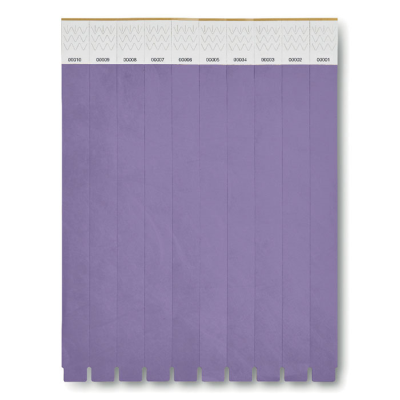 Picture of ONE SHEET OF 10 WRISTBANDS in Violet