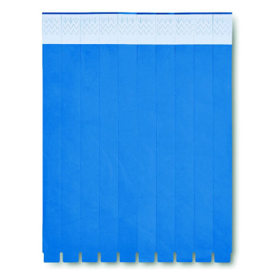 Picture of ONE SHEET OF 10 WRISTBANDS in Royal Blue