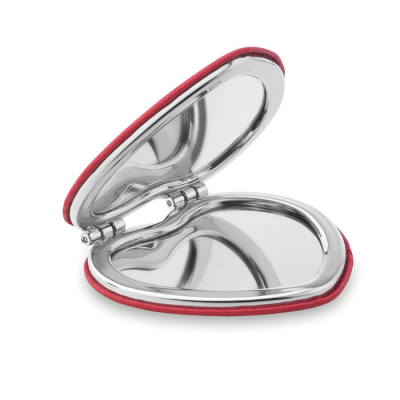 Picture of HEART PU MIRROR in Red