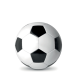 Picture of FOOTBALL BALL 21,5CM in Black