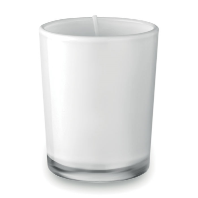 Picture of SCENTED CANDLE in Glass in White