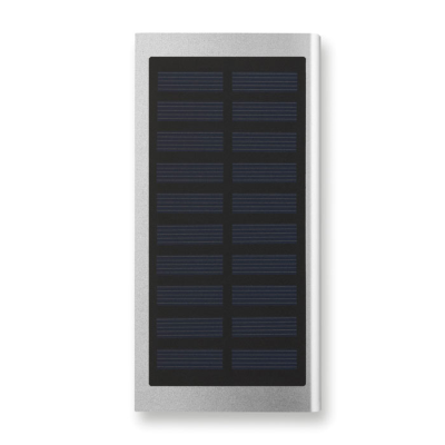 Picture of SOLAR POWER BANK 8000 MAH in Matt Silver