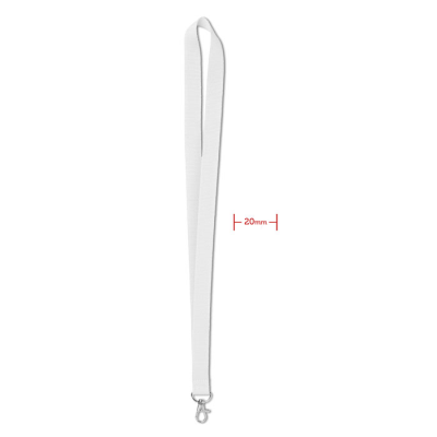 Picture of LANYARD 20 MM in White