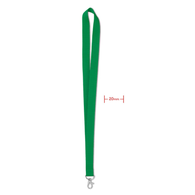 LANYARD 20 MM in Green.