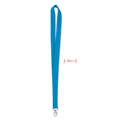 LANYARD 20 MM in Turquoise.