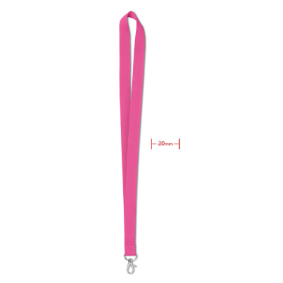 LANYARD 20 MM in Fuchsia.