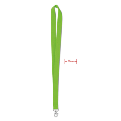 Picture of LANYARD 20 MM in Lime.