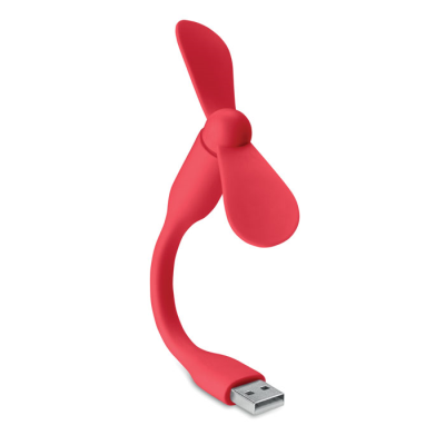 Picture of PORTABLE USB FAN in Red.