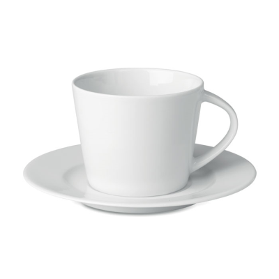 Picture of CAPPUCCINO CUP AND SAUCER in White
