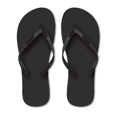 Picture of EVA BEACH SLIPPERS SIZE L in Black.