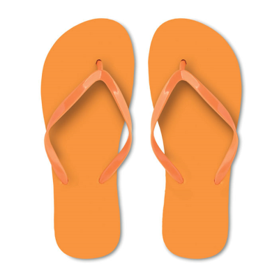 Picture of EVA BEACH SLIPPERS SIZE L in Orange.