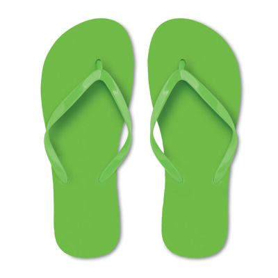 Picture of EVA BEACH SLIPPERS SIZE L in Lime.