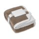 Picture of BLANKET CORAL FLEECE &  SHERPA in Brown