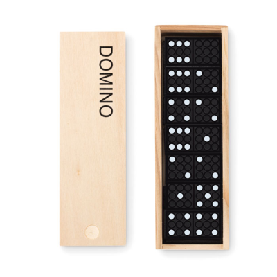 Picture of DOMINO SET in Brown.