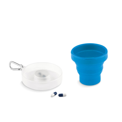 Picture of SILICON FOLDING CUP in Blue.