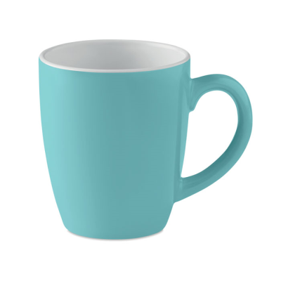 Picture of CERAMIC POTTERY COLOUR MUG 290 ML in Blue.