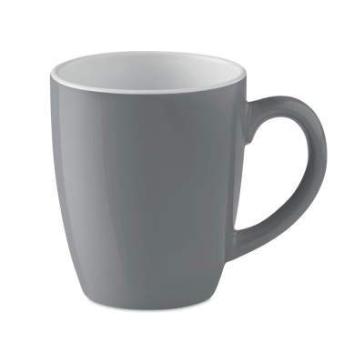 Picture of CERAMIC POTTERY COLOUR MUG 290 ML in Grey