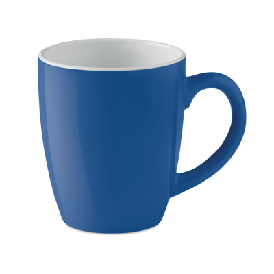 Picture of CERAMIC POTTERY COLOUR MUG 290 ML in Royal Blue.