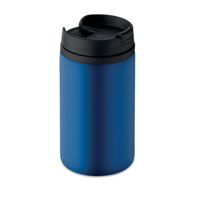 Picture of DOUBLE WALL CUP 250 ML in Blue.