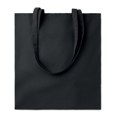 Picture of 140 GR & M² COTTON SHOPPER TOTE BAG in Black