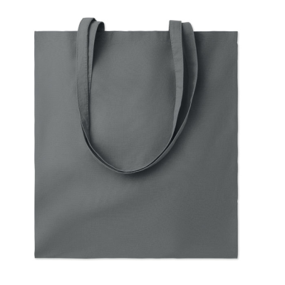 Picture of 140 GR & M² COTTON SHOPPER TOTE BAG in Grey.